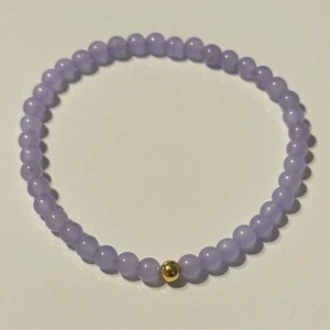 Gorjana New Carter Gemstone Lavender Jade Bracelet - Picture 1 of 1