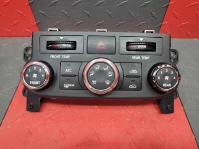 2009-2012 Kia Sedona Manual Dash Mounted 3 Knobs AC Heater Temp Climate Control - Image 1 of 2