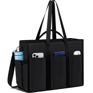 Tote Bag for Women Work, Laptop Bag with Thick Bottom, Waterproof, 22 Pockets... - Picture 1 of 8