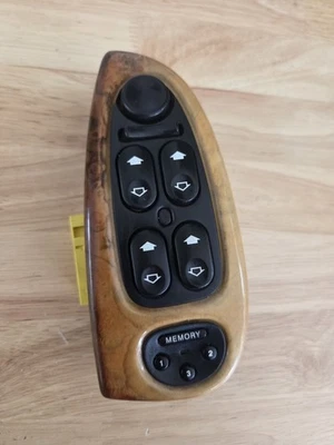 Оригинальный переключатель окон для левой двери водителя Jaguar XJ8 XJR VDP 1998-2003 годов выпуска - Изображение 1 из 4