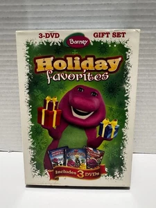 Barney: Holiday Favorites 3 DVD Set - Brand New Original Sealed Packaging - Picture 1 of 3