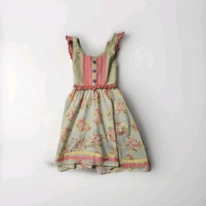 Matilda Jane Girl's Floral Sundress Ruffle Straps Size 6 - Picture 1 of 7