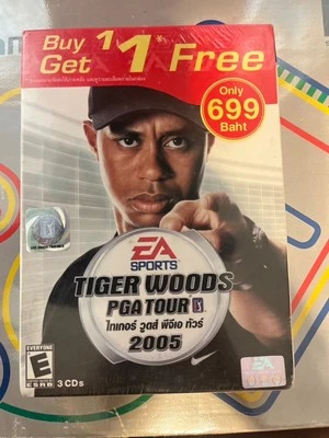 Tiger Woods 2005 – Thai PC Big Box (2004) Factory Sealed – Ultra Rare EA Sports - Image 1 of 3