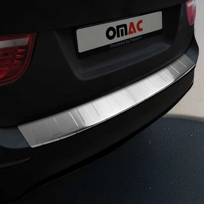Rear Bumper Sill Cover Guard for BMW X6 E71 2008-2014 Stainless Steel Brushed - Изображение 1 из 4