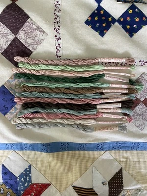 13 Strands of Pearsall’s Filoselle Silk Thread Circa 1940’s - Image 1 of 3