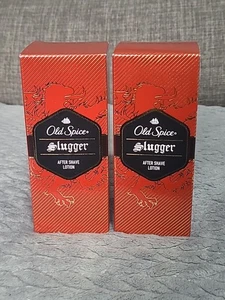 Old Spice Slugger Aftershave Lotion 100ml X2 Brandneu im Karton - Bild 1 von 8