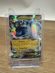 Thundurus EX 26/108 Roaring Skies NM Ultra Rare Pokemon Card - Picture 1 of 2