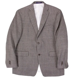 Blazer de espiga Alan River para hombre 42R gris 100 % lana de cordero abrigo deportivo chaqueta - Imagen 1 de 16