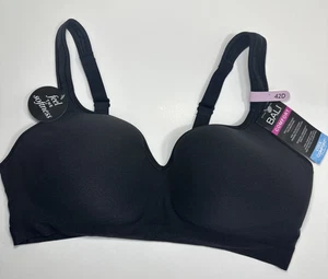 Reggiseno donna Bali Comfort Revolution supporto senza ferretto nero 42D DF3463 NUOVO - Foto 1 di 8