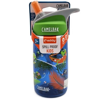 Botella de agua a prueba de derrames de iguanas CamelBak Eddy Kids 12 oz - sin BPA Foto 1 de 2