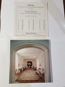 1977 Sotheby Parke Bernet Edith Kane Baker Estate Auction Catalog Price List - Imagen 1 de 5