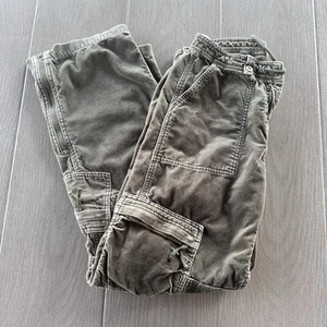 Sundance Nightfall Velvet Ankle-Zip Cargo Pant Drawstring Zip Cotton Green Gr. 6 - Bild 1 von 12