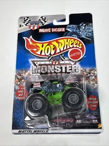 Monster Jam Hot Wheels GRAVE DIGGER TRUCK Schwarz Grün Hot Rod Assoc. 28070 2000 - Bild 1 von 3