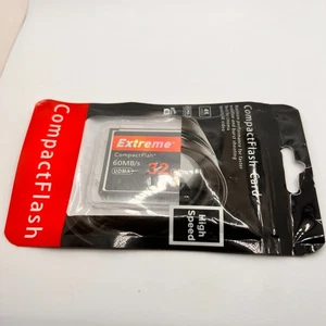 Carte mémoire de stockage Extreme CompactFlash originale vitesse UDMA jusqu'à 60 Mo/s 32 Go - Photo 1 sur 4