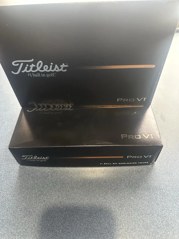 Dos (2) docenas de pelotas de golf Titleist Pro V1 - versión 2025 - blancas - 100 % auténticas - Imagen 1 de 1
