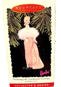 Vintage New In Box Mattel Barbie Keepsake Ornament Enchanted Evening Barbie - Picture 1 of 5