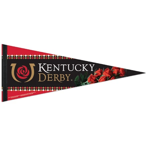 KENTUCKY DERBY CHURCHILL DOWNS ROLL UP FELT PREMIUM PENNANT 12"x30" NEW WINCRAFT Cover