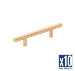 Hickory Hardware HH075593-RLB 10er-Pack 3 Zoll CTC Stangengriffe in königlicher Messingoberfläche - Bild 1 von 3