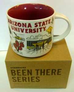 Starbucks ASU MUG CUP Arizona State University 14 oz Neu in Box 2022 Been There - Bild 1 von 7