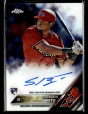 2016 Topps Chrome Rookie Autographs #RASOB Socrates Brito