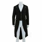 Retro Victorian Steampunk Swalow Gothic Tailcoat Men Jacket Ringmaster Tail Coat