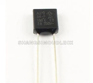 10pcs Aupo A4-F Thermal Fuse Cutoff TF 130 C 250V 2A Radial A4-2A-F NEW - Bild 1 von 1