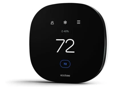 ecobee EB-STATE3LTP-02 Thermostat, Black - Image 1 of 4