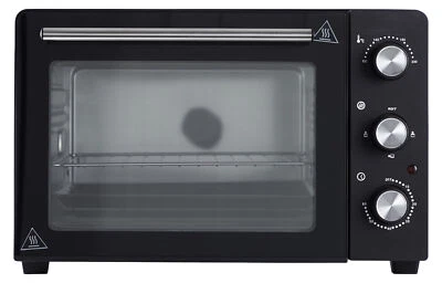 DESKI Mini Backofen 30L Miniofen Ofen Oberhitze Unterhitze Timer Thermostat Pizzaofen