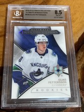 2018-19 Ultimate Collection Introductions Elias Pettersson Rookie BGS 8.5