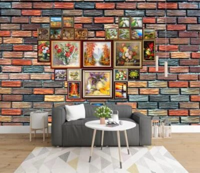 3D цвет ретро фото ZHUB9838 обои настенная роспись съемный самоклеящийся Ann - Изображение 1 из 4