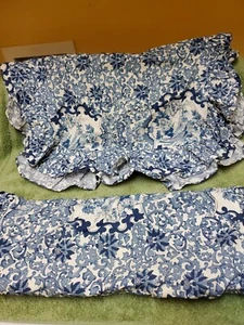 Ralph Lauren Nanking Dragon Standard Pillowcases Pair 1987 Cotton EUC - Picture 1 of 6