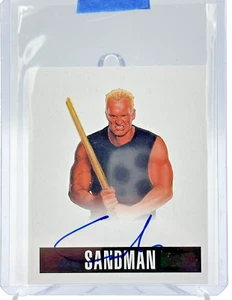 Leaf Originals Wrestling Sandman #S3 2014 en tarjeta autógrafa - Imagen 1 de 3