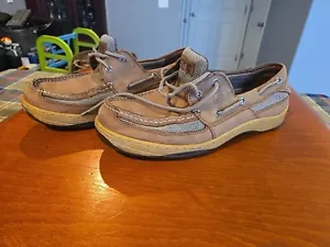 Sperry Top Sider Lanyard Boat Shoes Size 12 Tan Brown - Picture 1 of 5