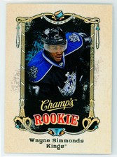 2008-09 Upper Deck Champ's #161 Wayne Simmonds Rookie Card