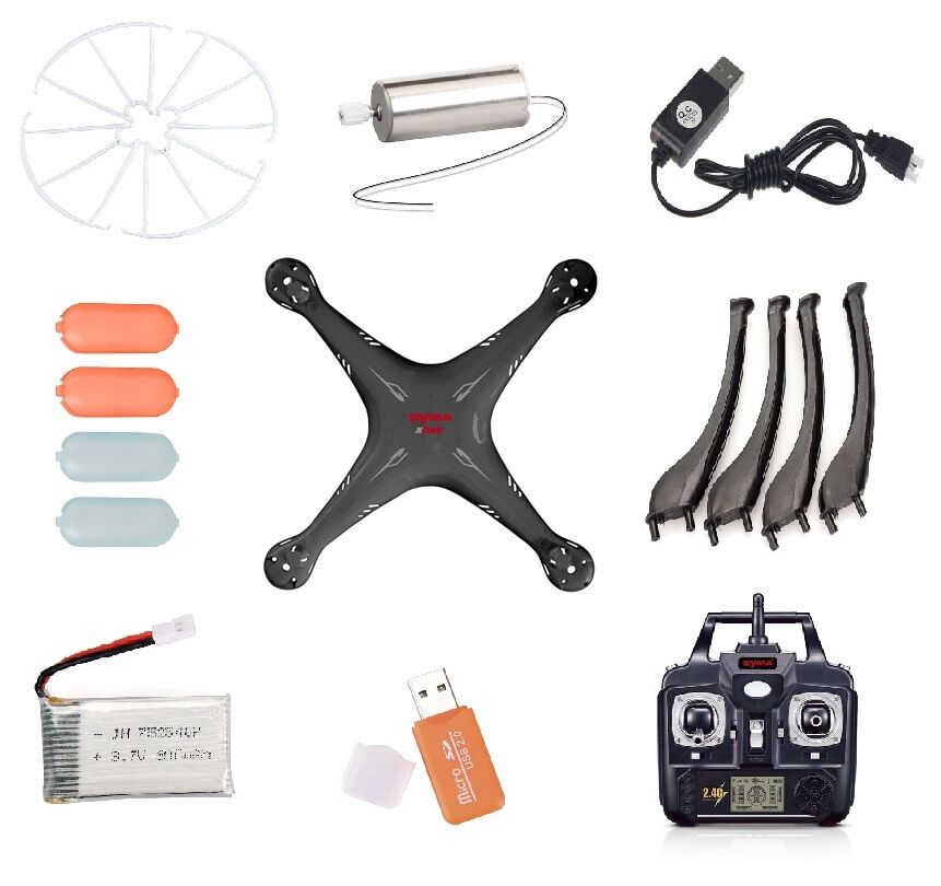 Syma X5SC Quadcopter Blades, Battery,  Charger, Frame, Motor -ALL Spare Parts