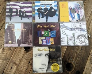 Wet Wet Wet CD Single Bundle/Job Lot/Collection x7: Love All Around, Julia Says - Picture 1 of 8
