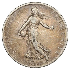 France - 2 francs Semeuse 1901 - argent - F.266/6 Gad.532 - monnaie Oscar Roty - Imagen 1 de 2