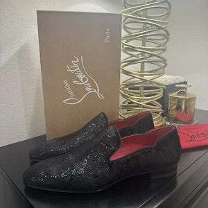 Christian Louboutin Dandy Chick Orlato Loafer Dress Shoe Black 44 - Picture 1 of 7
