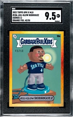 2022 Topps MLB x Garbage Pail Kids: Series 1 Keith Shore - Julio Rodriguez... - Image 1 of 2