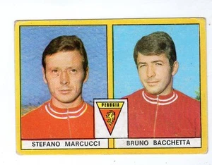 FIGURINA CALCIATORI EDIS 1969-70 PERUGIA MARCUCCI BACCHETTA - Picture 1 of 1