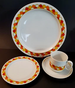 Karussell Georges Briard Boutique Fine China J&H Japan 4 Stück Platz Vintage 70er - Bild 1 von 5