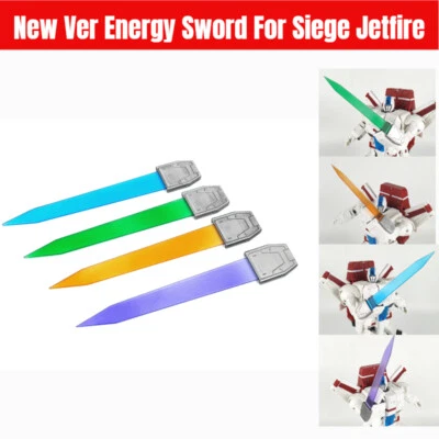 New Ver Energy Sword Upgrade Kit For Siege Jetfire Shockwave Lab SL-108 4 Colors - Image 1 of 4