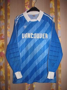 RARE CANADA MLS GOALKEEPER MATCH WORN SHIRT JERSEY VANCOUVER WHITECAPS 80'S #1 - Picture 1 of 8