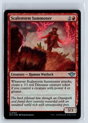 (4x) FOIL Scalestorm Summoner Outlaws of Thunder Junction – MTG Magic the Gather - Image 1 of 2