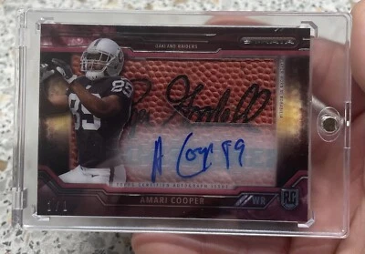 2015 Topps Strata Amari Cooper Clear Cut Relic Rookie Card 1/1!!! - Image 1 of 3