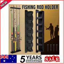 Fishing Rod Storage Rack Wall Mounted Fishing Rod Holder Vertical/Horizontal SYD