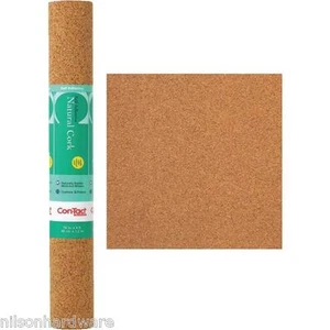 (6)- Con-Tact 18" X 4' Light Brown Cork Self-Adhesive Shelf Liner 04F-C6421-06 - Picture 1 of 1