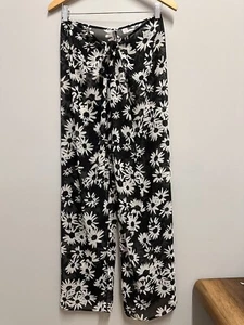 Victoria's Secret Womens Size M Wide Leg Sheer Pull On Pants Bikini Cover Up - Picture 1 of 5