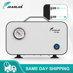Lab Vacuum Filtration Pump Lab Oilless Diaphragm Vacuum Pump w/ Rubber Tube 30L - Picture 1 of 9