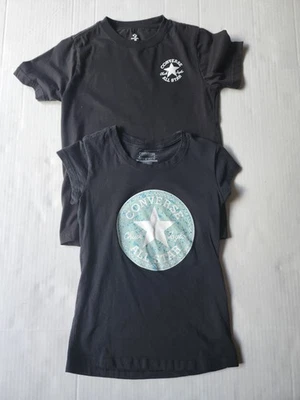 Lot Of 2 Girl's Tops Converse Allstar Black Size Medium - Image 1 of 4